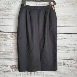 Classic Pendleton Black Wool Skirt Size 6